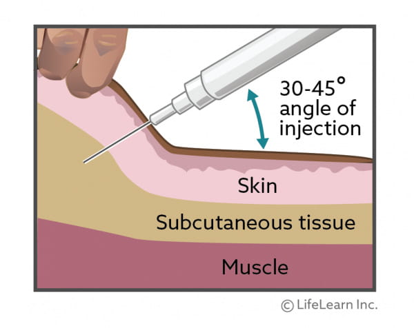 subcutaneous injection cat